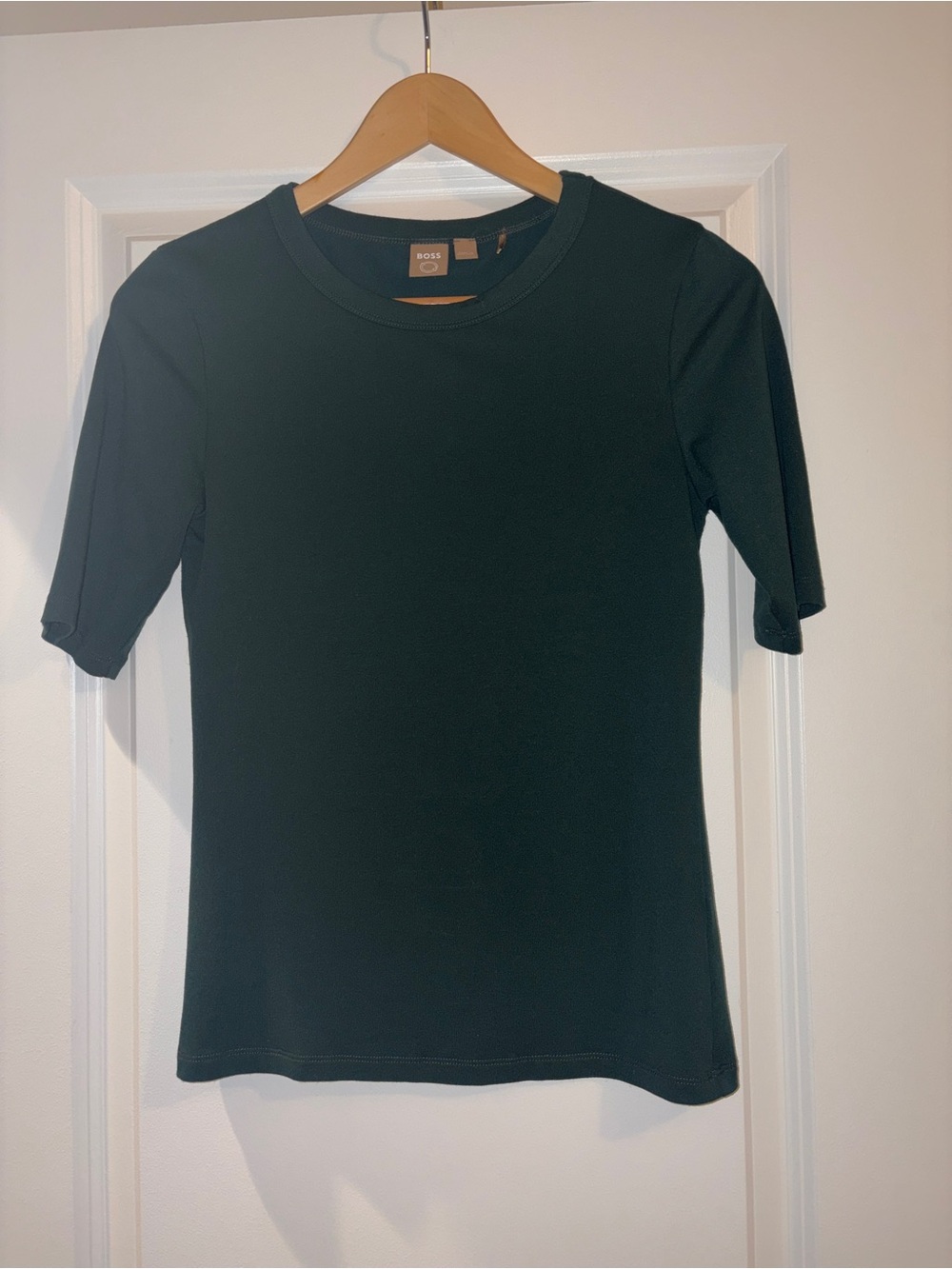 BOSS | Green Women’s Classic Crewneck Short Sleeve Top